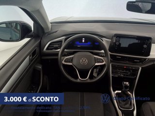 VOLKSWAGEN T-roc 1.0 tsi life 110cv