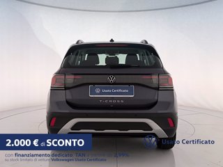 VOLKSWAGEN T-cross 1.0 tsi life 95cv