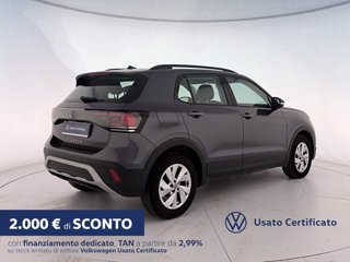 VOLKSWAGEN T-cross 1.0 tsi life 115cv dsg